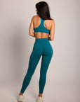 Scrunch legging Blue Emerald