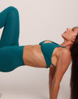 Twist Bra Blue Emerald