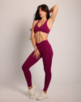 Lace legging Darling Plum