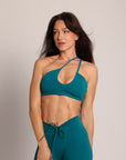 Cascade Bra Blue Emerald