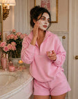 Sweat Zipper Blush Pink