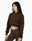 Crop sweat coton terra