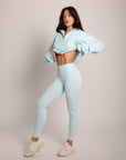 Scrunch legging Cristal Blue