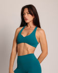 Neckline Bra Blue Emerald