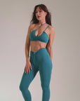 Cascade Bra Blue Emerald