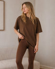 Top oversize coton terra